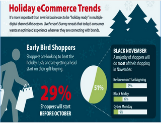 Holiday Shopping INFOGRAPHIC