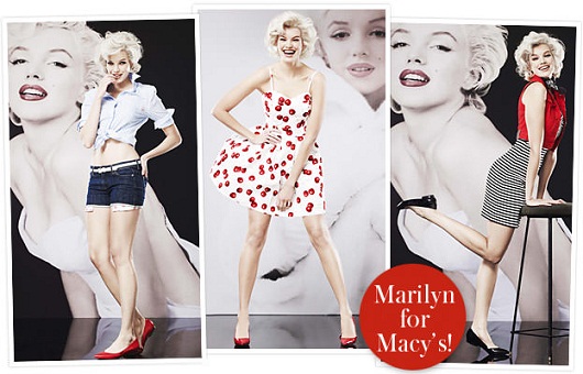 Marilyn Monroe collection from Macy's.