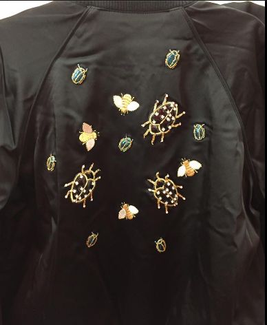 VB x Target Bomber jacket with bees