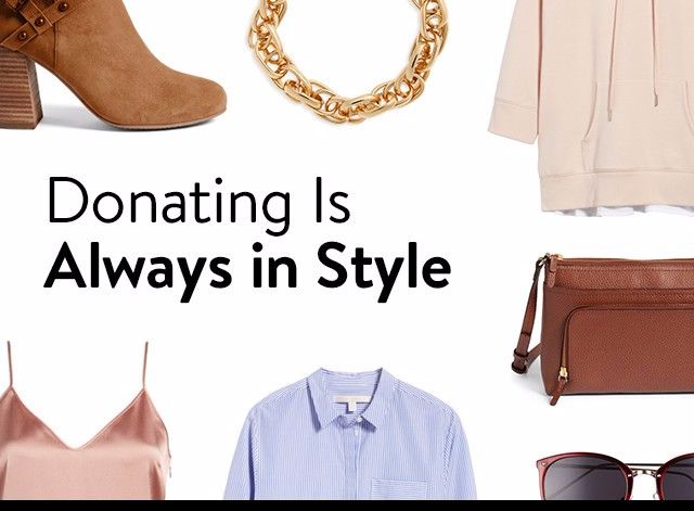 Donating is ALWAYS in Style Nordstrom