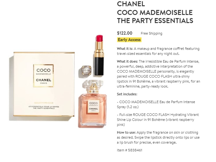 CHANEL COCO MADEMOISELLE THE PARTY ESSENTIALS