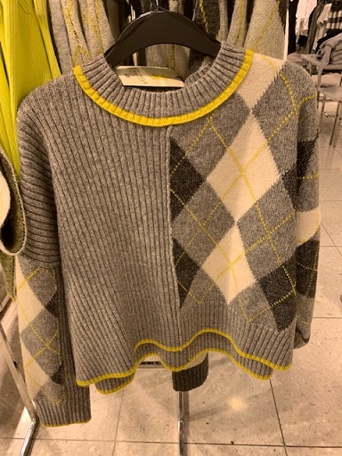 Pringle H&M mixed pattern sweater