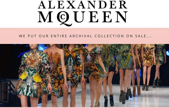 Alexander McQueen Fashion Accessories on Sale