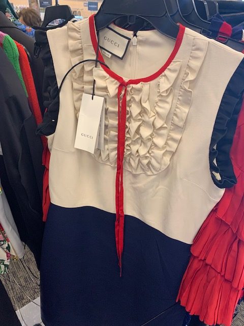 Gucci Red White and Blue dress