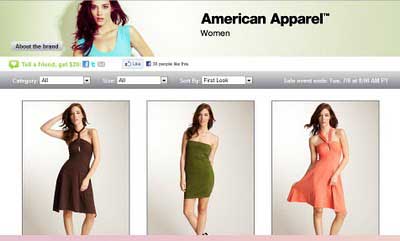 American+Apparel+sale