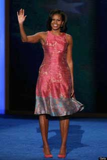 Michelle Obama in Tracey Reese