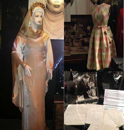 Loretta Young's Crusades Dress, Plaid dress & Letter to Spencer Tracy (photos M. Hall)