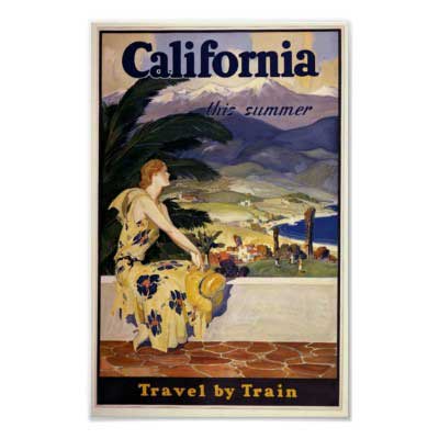 A Vintage California Travel Postcard