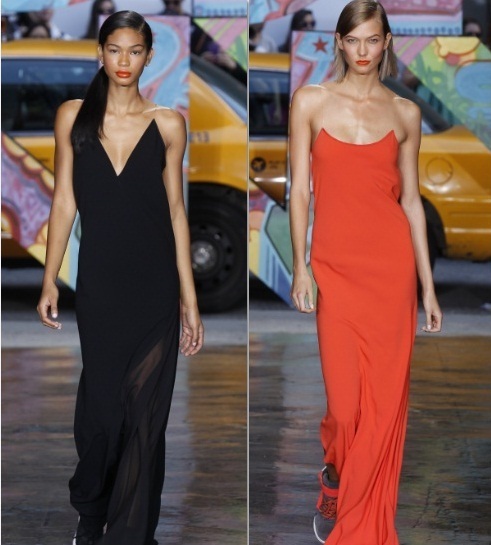 DKNY SS14 gowns
