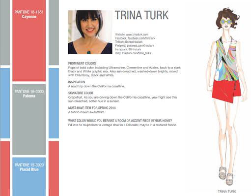 Trina Turk color 2014_