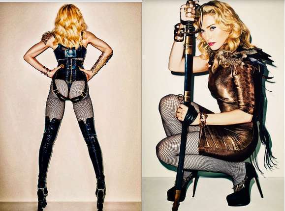 madge in fishnets
