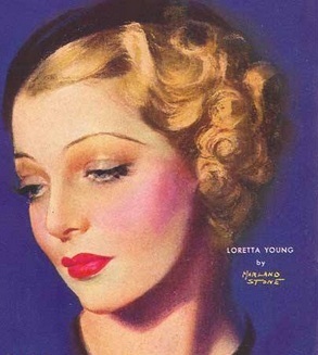 Loreta Young on the cover of Motion Picture magazine (courtesy of Linda Lewis)