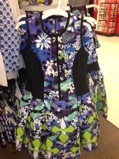 Peter Pilotto for Target Dress -Purple Floral Print, priced at $70.00 (photo M. Hall)