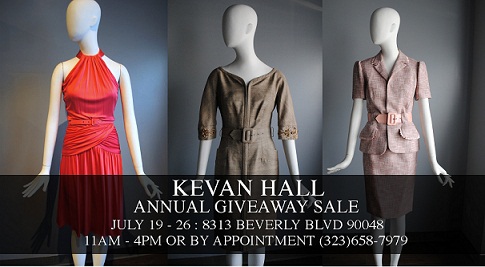 Kevan Hall sale