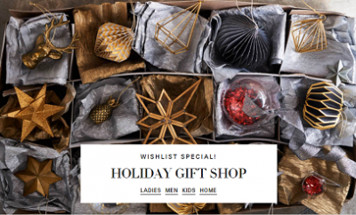 H&M Holiday gift shop
