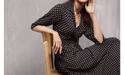 Ines de la Fressange wrap dress