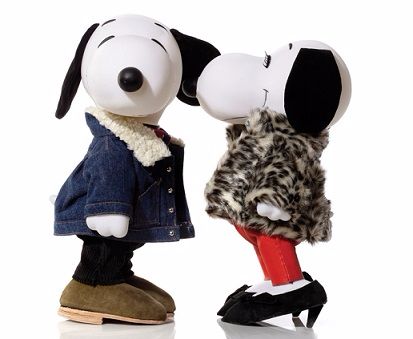 Snoopy and Belle in Isabel Marant.