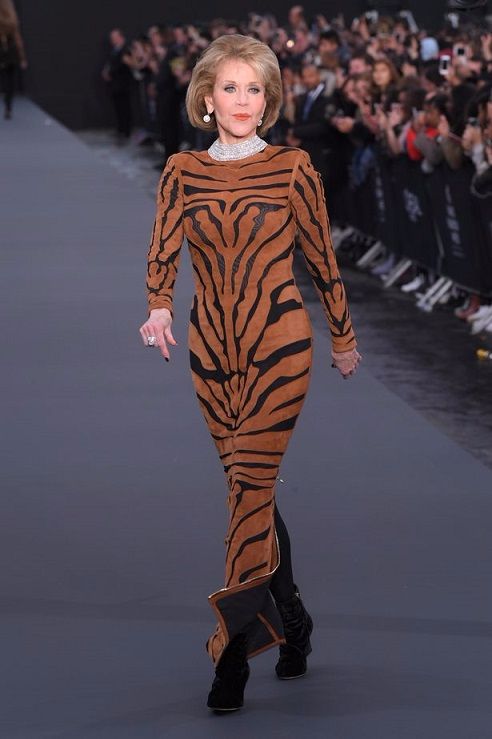 Jane Fonda Paris Fashion Week