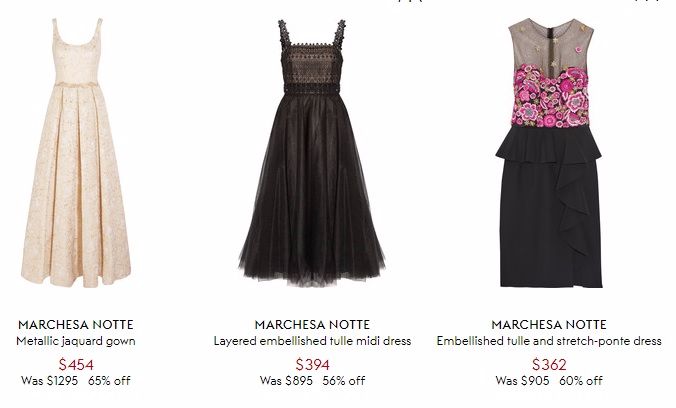 Marchesa On Sale at the OutNet
