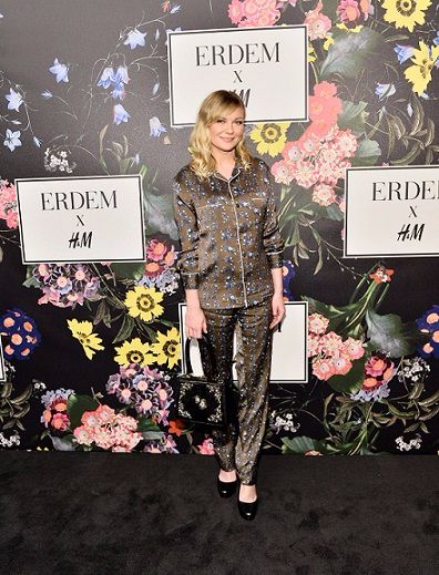 Kirsten Dunst wears Erdem for H&M 