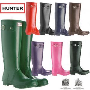 Hunter's Tall Rubber Boots in Colors