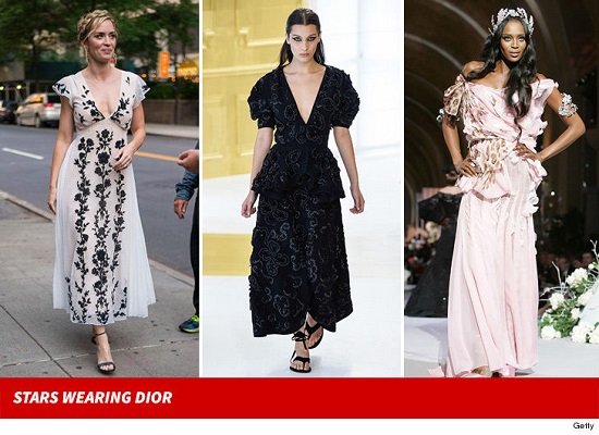 Dior worn by celebrities