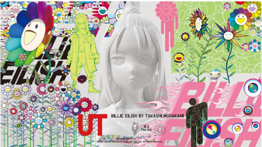 Billie Eilish x Takashi Murakami UT Collection