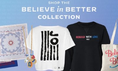 Pieces from the "Believe in Better" collaboration Biden