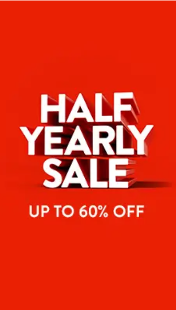 Semi Annual Sale: 60% Off 36AA