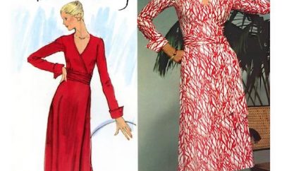 Diane von Furstenberg (DVF) Wrap Dress Very Easy Vogue Pattern